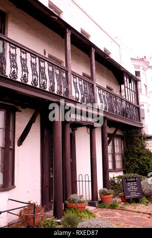 Dickens House Museum in città BROADSTAIRS KENT orientale uk marzo 2019 Foto Stock