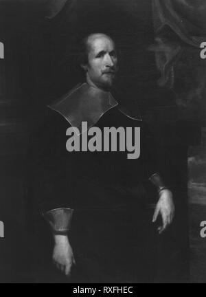 Ritratto di un uomo. Seguace di Anthony van Dyck; Fiammingo, 1599-1641. Data: 1625-1630. Dimensioni: 108 × 80 cm (42 1/2 × 31 ½ poll.). Olio su tela. Origine: Genova. Museo: Chicago Art Institute. Autore: seguace di Anthonie van Dyck. Foto Stock