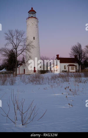 Punto Clark, contea di Bruce, in Ontario, Canada Foto Stock