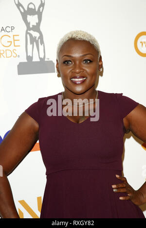 9 marzo 2019 - Los Angeles, CA, Stati Uniti d'America - LOS ANGELES - MAR 9: melodia Trice al cinquantesimo NAACP Image Awards Nominees pranzo presso il Loews Hotel Hollywood il 9 marzo 2019 a Los Angeles, CA (credito Immagine: © Kay Blake/ZUMA filo) Foto Stock