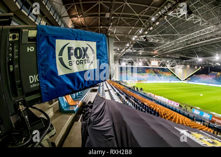 ARNHEM, Vitesse - Feyenoord, 10-03-2019, calcio Eredivisie olandese Stagione 2018 - 2019, Philips Stadium, panoramica dello stadio, Fox telecamera Foto Stock