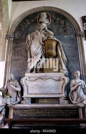 La Chiesa di San Bartolomeo, il verde, Otford, Kent Foto Stock