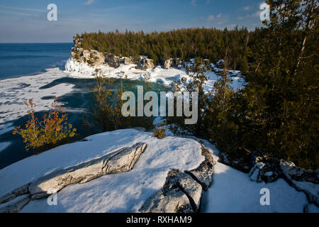 Bruce Peninsula National Park, contea di Bruce, in Ontario, Canada Foto Stock