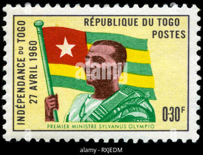 Francobollo dal Togo nell'Indipendenza serie emesse nel 1960 Foto Stock