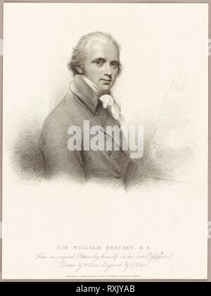 Sir William Beechey, R.A. R. Cooper (British, XIX secolo); dopo W. Evans (probabilmente inglesi, XIX secolo) e di Sir William Beechey (Inglese, 1753-1839), pubblicata da T. Cadell e W. Davies. Data: 1814. Dimensioni: 218 × 294 mm. Da imbianchino incisioni su carta. Origine: Inghilterra. Museo: Chicago Art Institute. Foto Stock