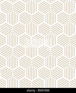 Disegno geometrico vettore. Linea Gold sfondo. Illustrazione Vettoriale