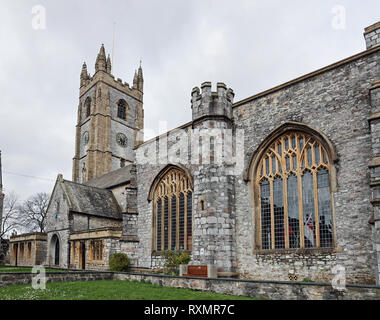 Sant'Andrea Chiesa, Plymouth - ora un minster chiesa Foto Stock
