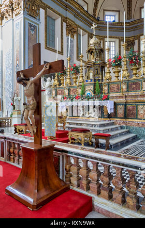 Napoli Campania Italia. San Paolo Maggiore è una basilica chiesa di napoli, Italia meridionale e il luogo di sepoltura di Gaetano Thiene, noto come San Cajet Foto Stock