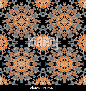 Abstract sfondo senza giunture. Texture in colori luminosi. Illustrazione Vettoriale