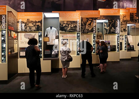 National Civil Rights Museum di Memphis, Tennessee Foto Stock