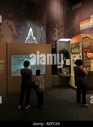 National Civil Rights Museum di Memphis, Tennessee Foto Stock