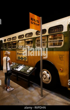 National Civil Rights Museum di Memphis, Tennessee Foto Stock