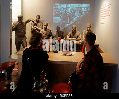 National Civil Rights Museum di Memphis, Tennessee Foto Stock