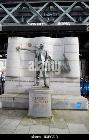 James Connolly memorial gardiner street north dock a Dublino Repubblica di Irlanda europa Foto Stock