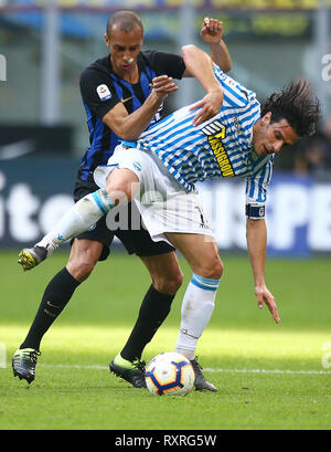 Milano, Italia. 10 mar 2019. Foto Spada/LaPresse 10 Marzo 2019 Milano ( Italia ) sport calcio Inter vs Spal - Campionato di calcio di Serie A TIM 2018/2019 - Stadio San Siro nella foto: Miranda Floccari Foto Spada/LaPresse marzo 10 , 2019 Milano ( Italia ) sport soccer Inter vs Spal - Italian Football Championship League A TIM 2018/2019 - San Siro in pic: Miranda Floccari Credito: LaPresse/Alamy Live News Foto Stock