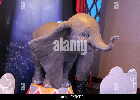 Beverly Hills, in California, Stati Uniti d'America. 10 mar 2019. 03/10/2019 "Dumbo" conferenza stampa tenutasi presso il Beverly Hilton Hotel di Beverly Hills, CA Foto di Kazuki Hirata/HollywoodNewsWire.co Credito: Hollywood News filo Inc./Alamy Live News Foto Stock