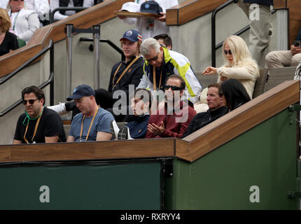 Indian Wells, California, Stati Uniti d'America. 10 Mar 2019.Pete Sampras del giorno 10 del BNP Paribas Open a Indian Wells Tennis Garden il 10 marzo 2019 in Indian Wells, California Persone: Pete Sampras Credito: tempeste Media Group/Alamy Live News Foto Stock