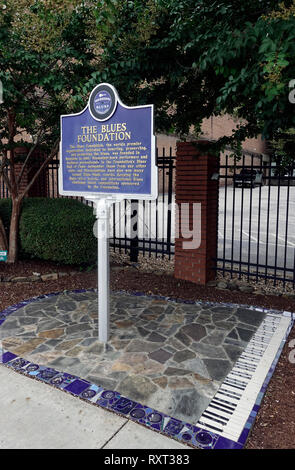 Blues Hall of Fame di Memphis, Tennessee Foto Stock