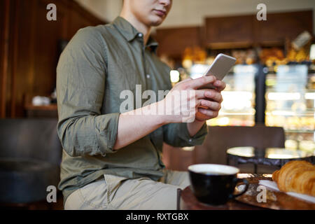 Tempo in caffè Foto Stock