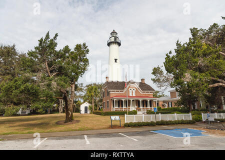 San Simons Lighthouse Georgia USA Foto Stock