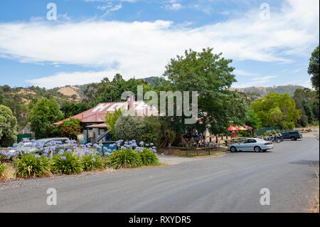 Pub di campagna nella Valle di Yarra, Victoria, Australia Foto Stock