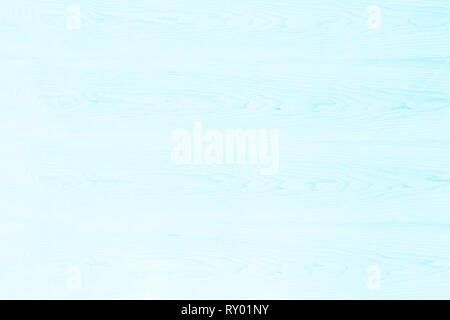 Abstract turchese brillante texture di legno sopra la luce blu colore naturale tecnica di sfondo semplici peel pavimento in legno di teak di grano vecchio pannello sfondo con Foto Stock