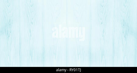 Abstract turchese brillante texture di legno sopra la luce blu colore naturale tecnica di sfondo semplici peel pavimento in legno di teak di grano vecchio pannello sfondo con Foto Stock