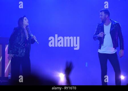 Glasgow, Regno Unito. Il 10 marzo 2019. Lady Antebellum suona presso il paese di Country Music Festival di Idro Arena di Glasgow. Credito: Colin Fisher/Alamy Live News Foto Stock