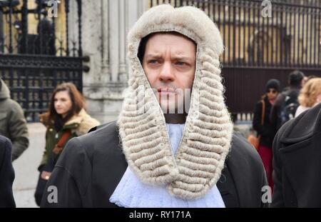 House of Parliament, Londra, Regno Unito. 11 Marzo 2019. Nuovi QC sono stati formalmente nominati alla cerimonia della seta. House of Parliament, Londra. Credito UK: michael melia/Alamy Live News Foto Stock