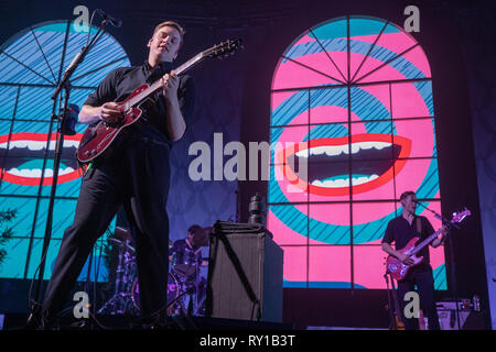 Brighton, Regno Unito. Lunedì 11 Marzo 2019. George Ezra performing live al Centro di Brighton, © Jason Richardson / Alamy Live News Foto Stock