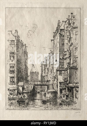 Amsterdam. Maxime Lalanne (Francese, 1827-1886). Attacco Foto Stock