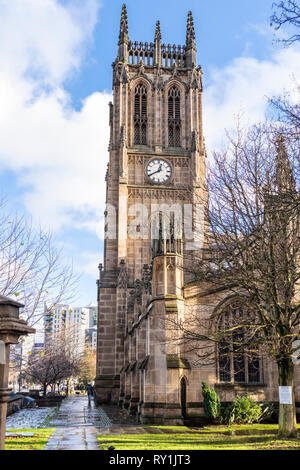 Leeds Minster (Minster e Chiesa Parrocchiale di San Pietro a Leeds) ex Leeds Chiesa Parrocchiale, Leeds, West Yorkshire Foto Stock