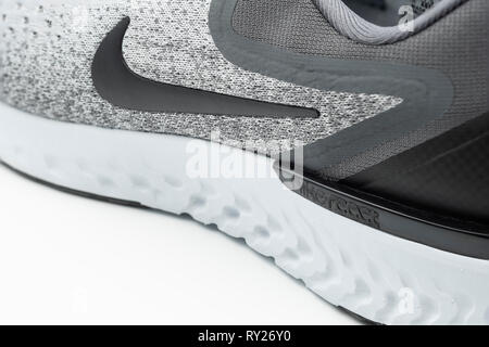 Nike reagiscono intersuola tech Foto Stock