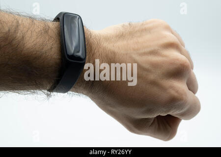 Il tracker di fitness Foto Stock