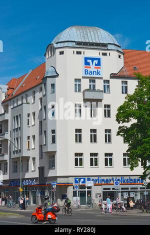 La Berliner Volksbank, Kottbusser Damm, Neukoelln, Berlino, Deutschland Foto Stock