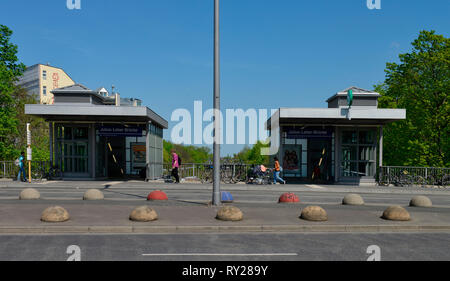 S-Bahnhof, Julius-Leber-Bruecke, Schoeneberg, Berlino, Deutschland, Julius-Leber-Brücke Foto Stock