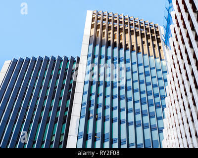 Dettaglio del 10 Fenchurch Avenue edificio nella città di Londra - Inghilterra Foto Stock