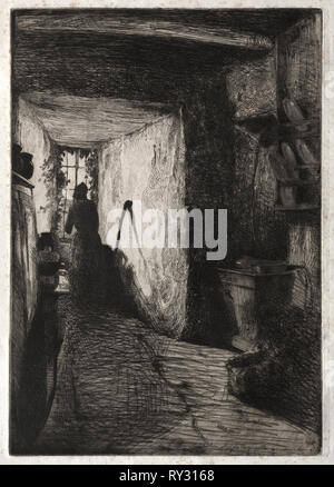 La cucina, 1858. James McNeill Whistler (American, 1834-1903). Attacco Foto Stock