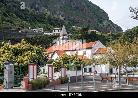 Igreja Matriz de São Vicente, Sao Vicente, Madeira, Portogallo, Europa | Igreja Matriz de São Vicente, Sao Vicente, Madeira, Portogallo, Europa Foto Stock