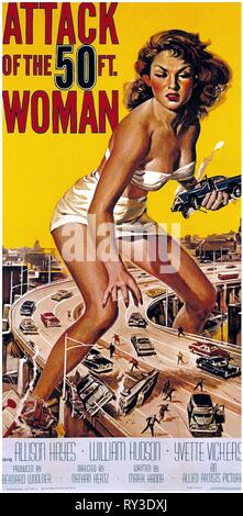 ALLISON HAYES POSTER, attacco del 50 piedi donna, 1958 Foto Stock