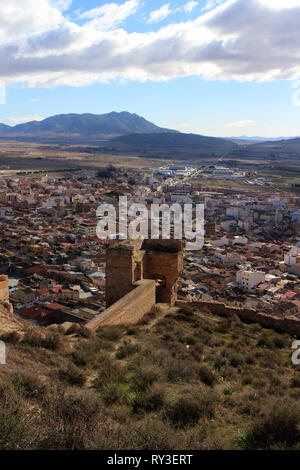 Castillo de Jumilla Foto Stock