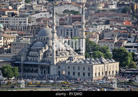 Nuova Moschea (Yeni Camii), Istanbul, Turchia Foto Stock