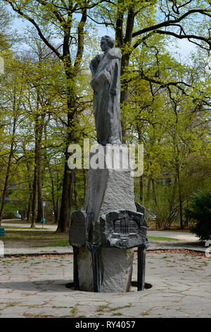 Denkmal Koenig Ludwig II. Maximiliansanlagen, Bogenhausen, Monaco di Baviera, Deutschland Foto Stock