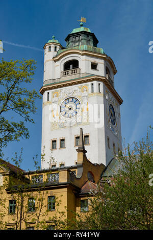 Muellersches Volksbad, Rosenheimer Strasse, Monaco di Baviera, Deutschland, Müllersches Volksbad Foto Stock