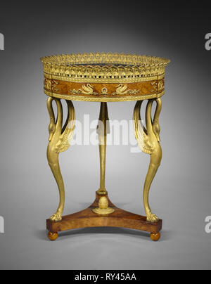 Flower Stand (Jardinière), c. 1800. Pierre Philippe Thomire (Francese, 1751-1843). Legno con bronzo dorato monta; complessivo: 104,8 x 74,3 cm (41 1/4 x 29 1/4 in Foto Stock