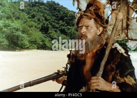 DAN O'Herlihy, le avventure di Robinson Crusoe, 1954 Foto Stock