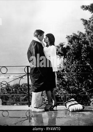 GABLE,LOREN, si è cominciato a Napoli, 1960 Foto Stock