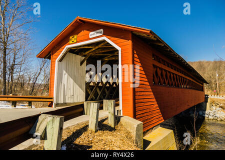 Burt Henry Ponte Coperto   Bennington, Vermont, USA Foto Stock