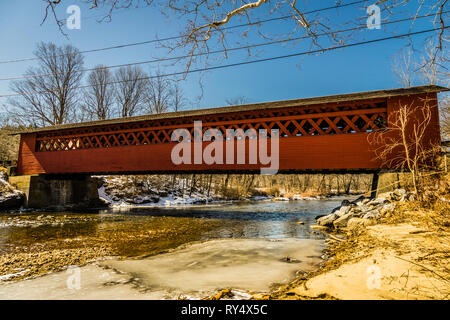 Burt Henry Ponte Coperto   Bennington, Vermont, USA Foto Stock