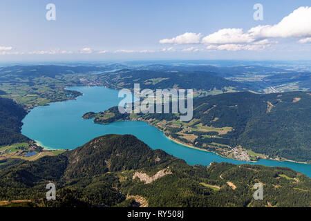 Escursione sul Schafberg vicino a St. Wolfgang, Austria Foto Stock